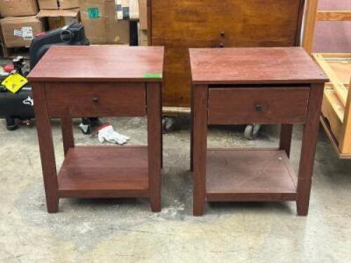 (2) - END TABLES / NIGHT STANDS