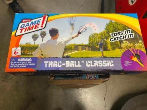 (3) BOXES BALL GAME TIME TRACK BALL KITS (2) RACKETS PER BOX