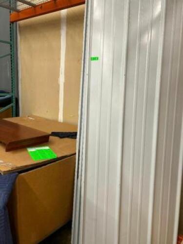 (3) - 7" X 42" ALUMINUM PANELS