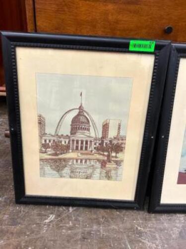 (2) - FRAMED ART