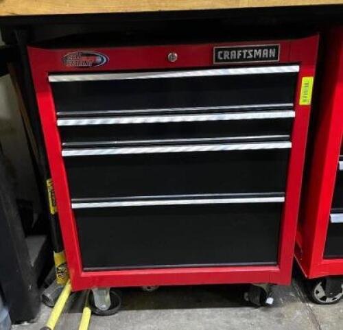 27" X 18" X 34" FOUR DRAWER TOOL BOX BY CRAFTSMAN
