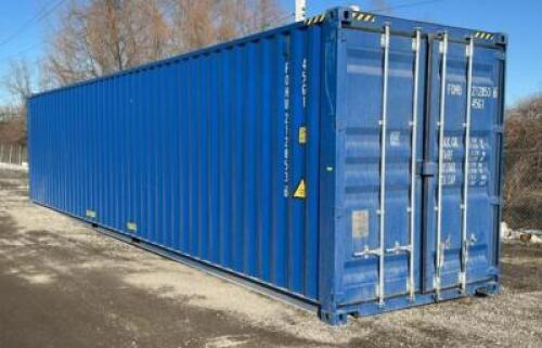 DESCRIPTION 2024 40' CONEX SHIPPING CONTAINER. (BLUE ) BRAND / MODEL: GB-LR 26209-06/2021 ADDITIONAL INFORMATION SN# FOHU 2128536.&nbsp; FORKLIFT ONSITE TH