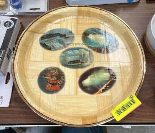 13" DECORATIVE NIAGRA FALLS PLATE