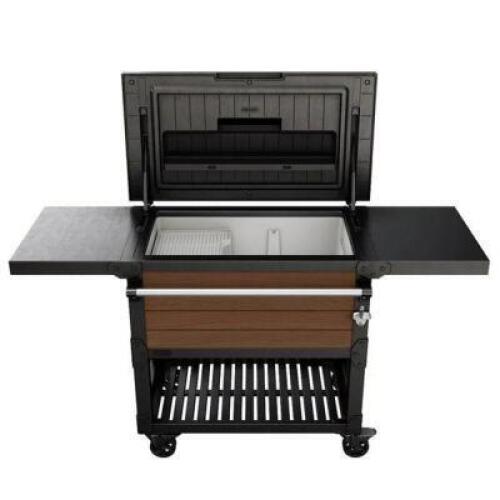 KETER PATIO COOLER AND BEVERAGE CART. NEW IN THE BOX