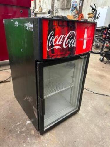 HABCO COUNTER TOP GLASS DOOR MERCHANDISER COOLER.