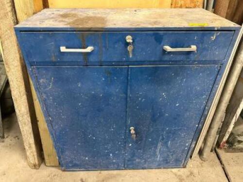 30" METAL WORK BENCH CABINET