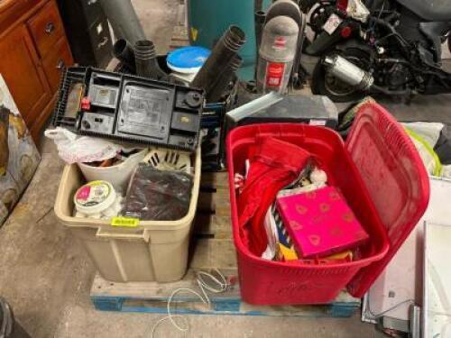 PALLET AND CONTENTS - MISC.
