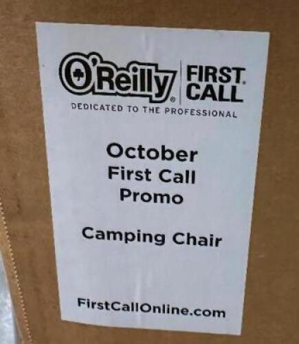 O'REILLY LOGO CAMPING CHAIR.