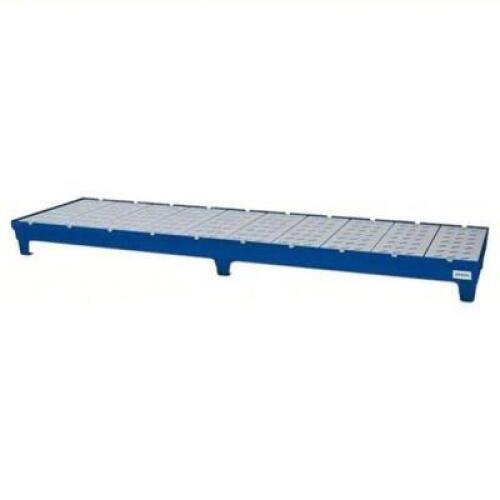 DESCRIPTION: (1) SPILL CONTAINMENT PALLET BRAND/MODEL: DENIOS #793VT3 INFORMATION: BLUE, STEEL, 66 GAL SPILL CAPACITY, 2,400 LB LOAD CAPACITY, FOR 4 D