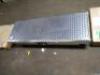 DESCRIPTION: (1) TRUCK BED CROSSOVER TOOL BOX BRAND/MODEL: CRESCENT JOBOX INFORMATION: SILVER, ALUMINUM, DIAMOND TREAD PATTERN, SEE INSPECTION, SINGLE - 3