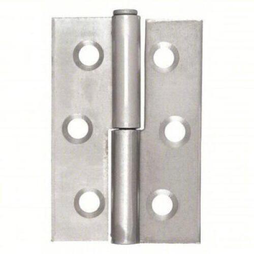 DESCRIPTION: (3) BOXES OF (20) LIFT-OFF HINGE BRAND/MODEL: PRODUCT NUMBER #3HUG1 INFORMATION: STEEL SIZE: 3" H X 2" W RETAIL$: $9.64 PER HINGE QTY: 3