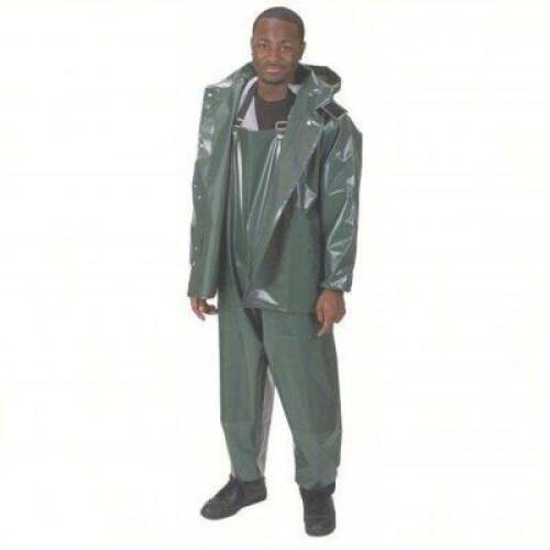 DESCRIPTION: (4) RAIN JACKET WITH DETACHABLE HOOD BRAND/MODEL: CONDOR #4PCL9 INFORMATION: GREEN, SNAP ON HOOD SIZE: 3 XL RETAIL$: $65.49 EA QTY: 4