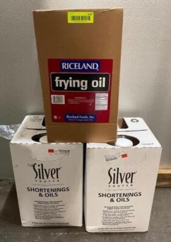 (3) BOXES OF SHORTENING AND OIL.