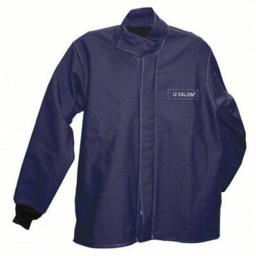 DESCRIPTION: (5) FR JACKET BRAND/MODEL: SALISBURY #40N603 INFORMATION: NAVY BLUE, REGULAR, COTTON, 2 PPE CAT SIZE: SMALL RETAIL$: $179.00 EA QTY: 5