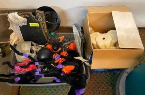 (2) BOXES OF HALLOWEEN DECORATIONS