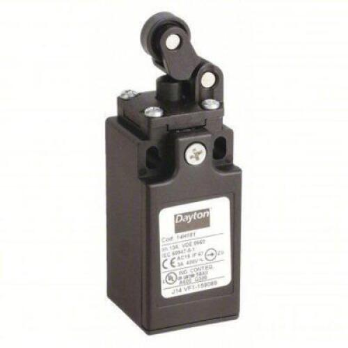 DESCRIPTION: (1) BOX OF (50) LIMIT SWITCH ROLLER ARM PLUNGER BRAND/MODEL: DAYTON #14H181 INFORMATION: NON-METALLIC RETAIL$: $58.71 PER SWITCH QTY: 1