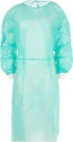 DESCRIPTION: (1) CASES OF (75) PERSONAL PROTECTION GOWNS BRAND/MODEL: POLYWEAR #10626 INFORMATION: GREEN, SMOOTH LIGHTWEIGHT POLYETHYLENE SIZE: XL RET