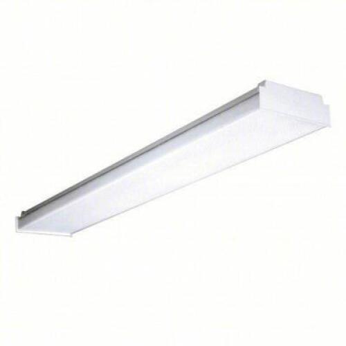 DESCRIPTION: (1) LED WRAPAROUND FIXTURE BRAND/MODEL: COLUMBIA LIGHTING #32WU71 SIZE: 43 W Max. Fixture Watt, 3500K, 4,908 lm, 4 Lamp T8 RETAIL$: $203.