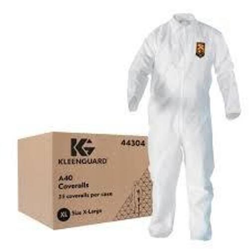 DESCRIPTION: (1) CASE OF (25) DISPOSABLE COVERALLS BRAND/MODEL: KLEENGUARD #44304 INFORMATION: WHITE SIZE: MED RETAIL$: $112.02 EA QTY: 1