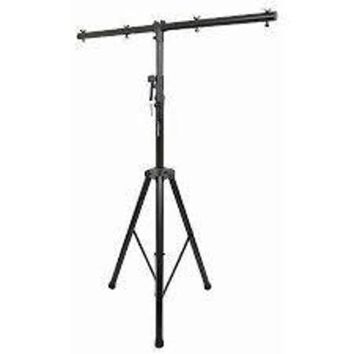 DESCRIPTION: (1) ADJUSTABLE LIGHTING STAND BRAND/MODEL: STELLAR LABS #5511635 INFORMATION: BLACK SIZE: ADJUSTABLE FROM 57" ~ 128" OVERALL HEIGHT (JUST