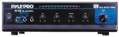 DESCRIPTION: (1) PA AMP/MIXER BRAND/MODEL: PYLE PRO #PT110 SIZE: 80W RETAIL$: $64.50 EA QTY: 1