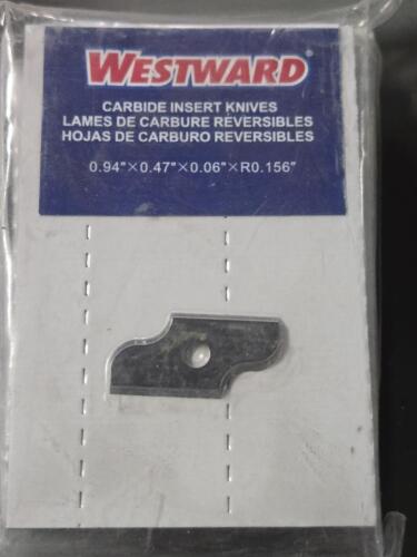DESCRIPTION: (20) CARBIDE INSERT KNIVES BRAND/MODEL: WESTWARD 20KY49 SIZE: 0.94' THICK RETAIL$: $275.00 QTY: 20