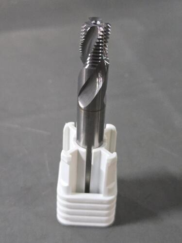 DESCRIPTION: (2) SOLID CARBIDE HELICAL THREAD MILL BRAND/MODEL: EMUGE GF172106.5905 SIZE: 1/8"-27 INTERNAL 8mm SD RETAIL$: $975.58 QTY: 2