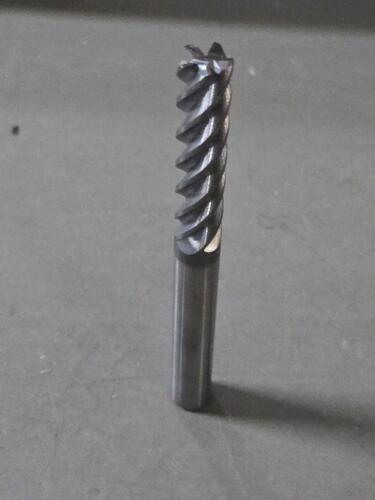 DESCRIPTION: (2) SOLID CARBIDE CORNER RADIUS END MILL BRAND/MODEL: MA FORD 37020 SIZE: 3/8" DIA 1-5/8" LOC RETAIL$: $200.60 QTY: 2