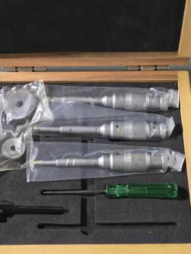 DESCRIPTION: (1) MECHANICAL INSIDE MICROMETER SET BRAND/MODEL: SPI 10-700-3 SIZE: 0.1500 TO 0.2750" RANGE RETAIL$: $990.98 QTY: 1
