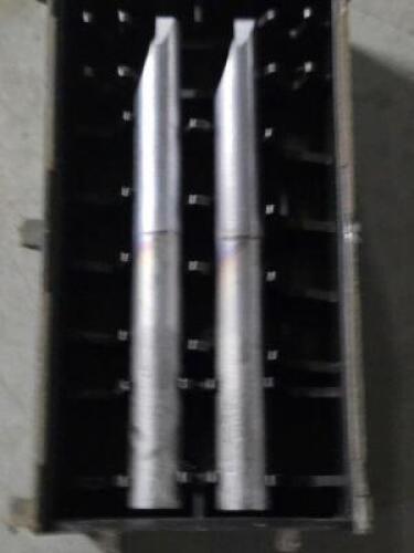 DESCRIPTION: (2) SOLID CARBIDE GROOVING TOOL BRAND/MODEL: PH HORN RU110.6212.7.0 TI25 RETAIL$: $115.62 QTY: 2