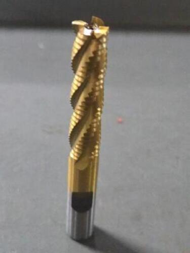 DESCRIPTION: (1) COBALT ROUGHING END MILL BRAND/MODEL: VC 80262421 SIZE: 3/8" DIA RETAIL$: $37.48 QTY: 1