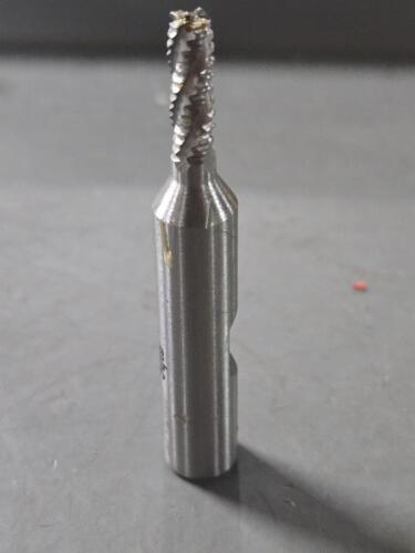 DESCRIPTION: (1) COBALT ROUGHING END MILL BRAND/MODEL: VC 01886142 SIZE: 3/16" DIA 1/2" LOC 3/8" SD RETAIL$: $42.69 QTY: 1