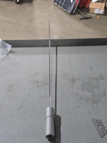 DESCRIPTION: (1) STRAIGHT SINGLE FLUTE DRILL BIT BRAND/MODEL: MADE IN USA 08532699 SIZE: 9/64" DIA 18" FL 22" OAL RETAIL$: $278.73 QTY: 1