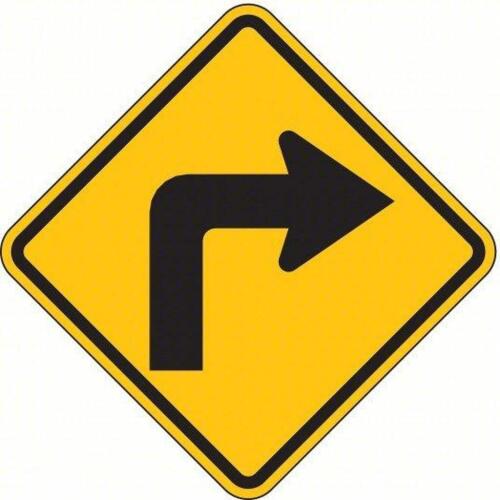 DESCRIPTION: (1) TRAFFIC SIGN BRAND/MODEL: TURN AHEAD #3PMP5 INFORMATION: YELLOW SIZE: 12X12 ALUMINUM RETAIL$: $23.43 EA QTY: 1