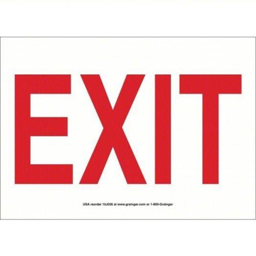 DESCRIPTION: (4) PLASTIC EXIT SIGN BRAND/MODEL: CONDOR #15j037 SIZE: 10X14 RETAIL$: $15.71 EA QTY: 4