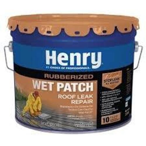DESCRIPTION: (1) RUBBERIZED WET PATCH ROOF LEAK REPAIR BRAND/MODEL: HENRY #208R SIZE: 3.5 GALLON RETAIL$: $131.37 EA QTY: 1