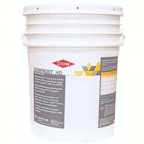 DESCRIPTION: (1) FREEZE PROTECTANT BRAND/MODEL: DOWN FROST #810A15 SIZE: DOWFROST&trade; HD, 70% Concentration, Yellow, 5 gal Pail, -60&deg;F to 325&deg;F RETAIL$: