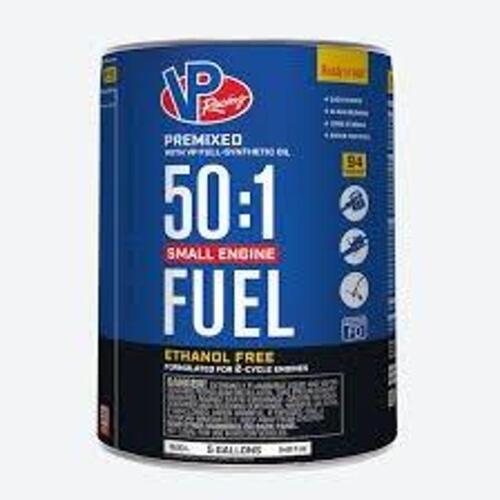 DESCRIPTION: (1) PRE-MIXED GAS AND OIL BRAND/MODEL: VP SMALL ENGINE FUELS INFORMATION: 50:1 SIZE: 5 GALLON RETAIL$: $168.04 EA QTY: 1