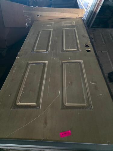 DESCRIPTION: (5) PRE-HUNG STEEL SECURITY DOORS INFORMATION: STEEL, SIX PANEL SIZE: 36" X 80" QTY: 5