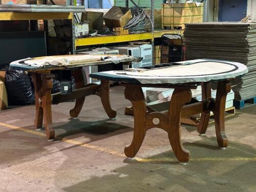(2) - POKER TABLES