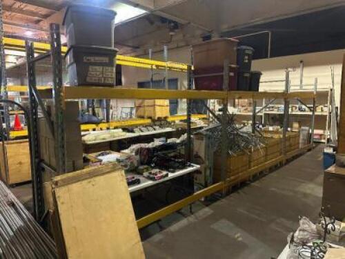 (3) - SECTIONS OF PENCO PALLET RACKING