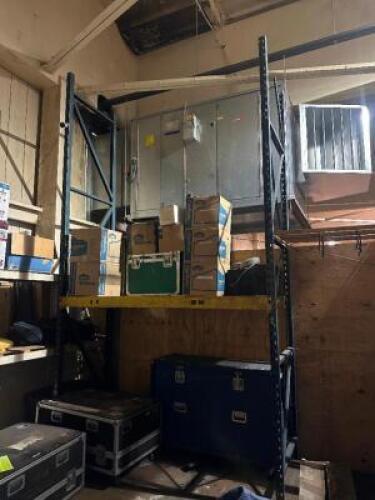 SINGLE SECTION OF T BOLT PALLET RACKING