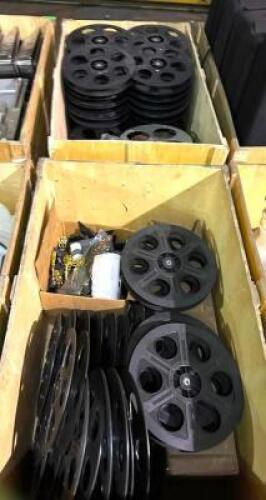 ASSORTED MOVIE REEL PROPS