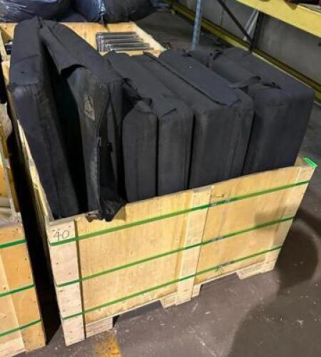 BOX OF CUSHIONS