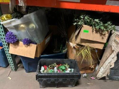 ASSORTED FAUX PLANTS AS SHOWN