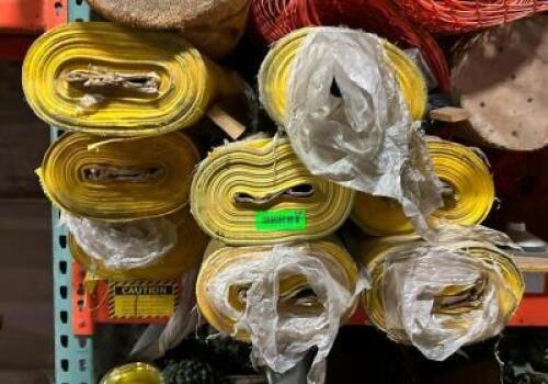 ROLLS OF FELT TYPE MATERIAL AS SHOWN