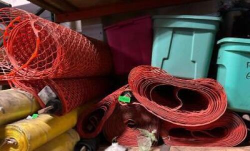 ASSORTED ROLLS OF BARRIER FENCING