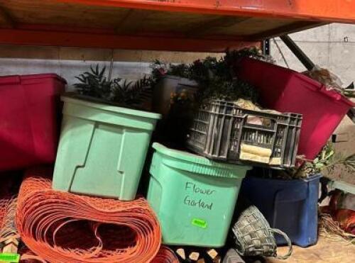 ASSORTED FAUX PLANTS AS SHOWN