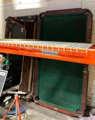 (2) POOL TABLE TOPS