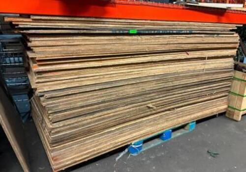 PALLET OF PLYWOOD